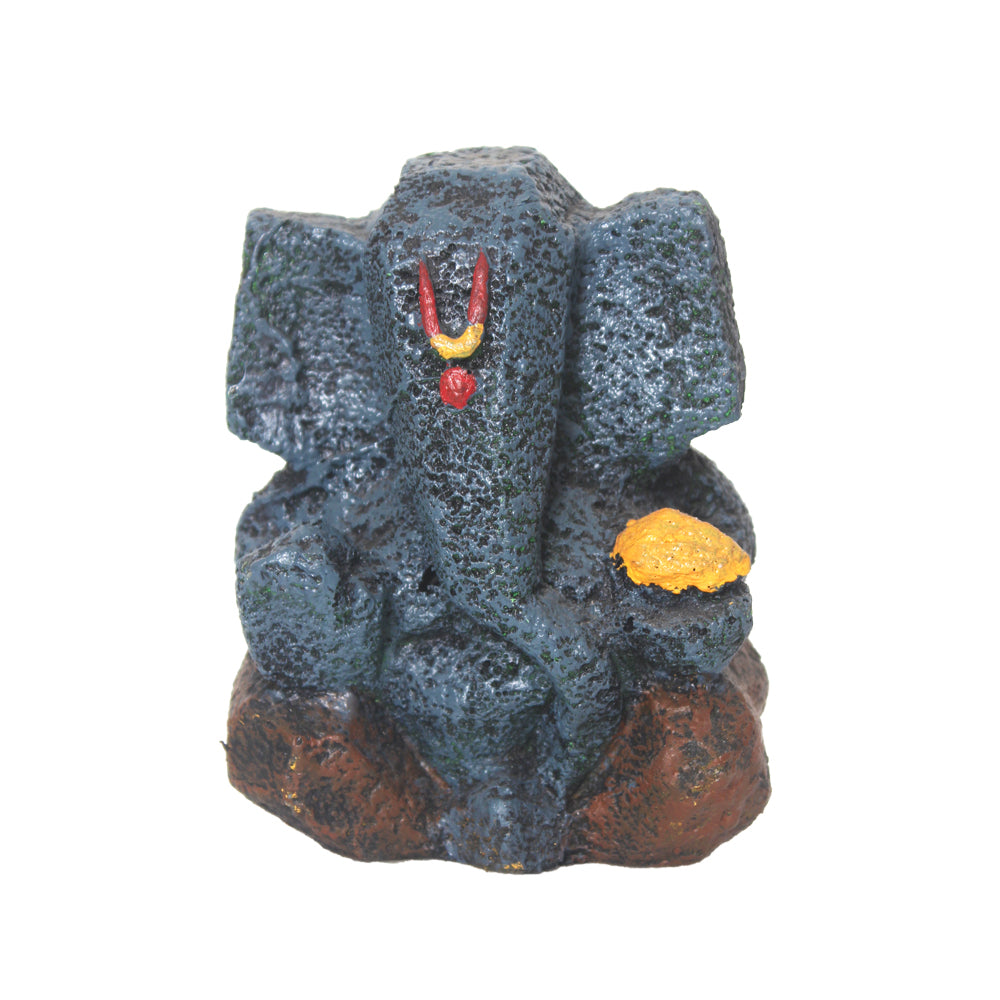 Small Laddu Ganesha Idol Showpiece 14 cm G57X1249FANMX