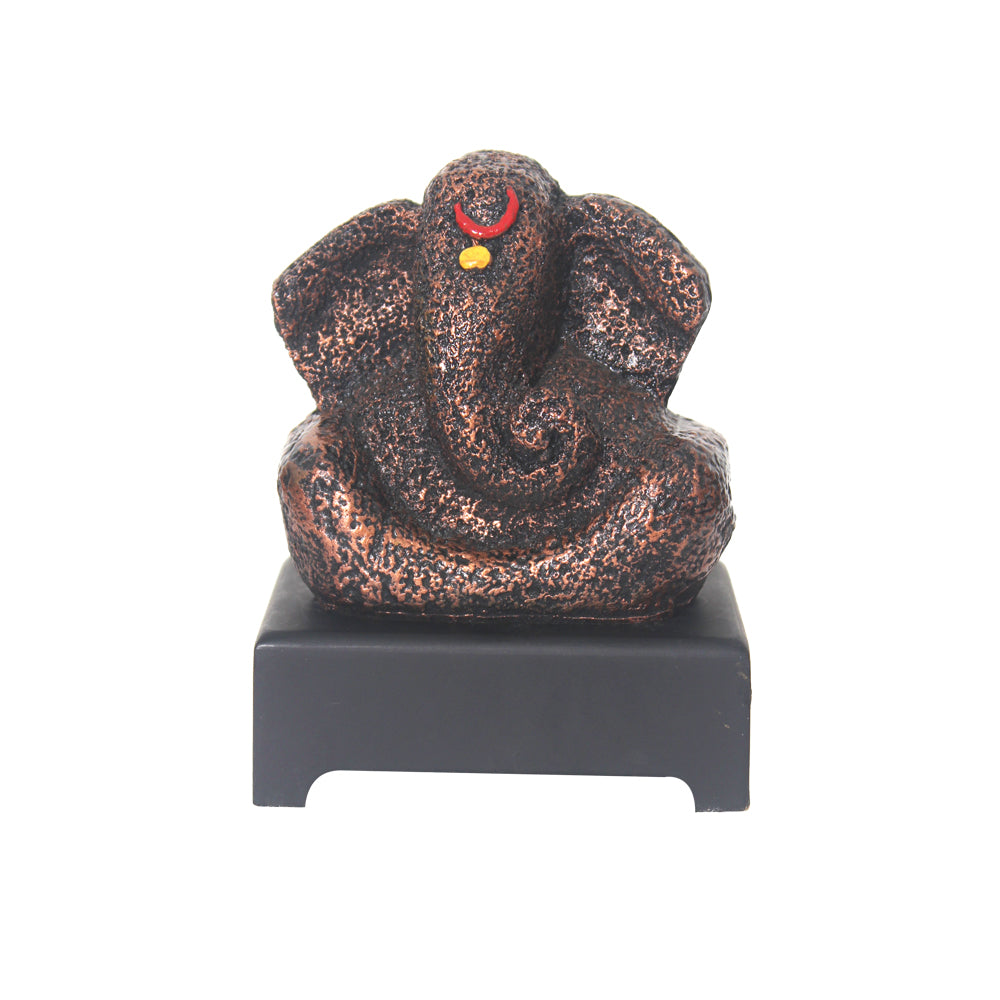 Small Lord Ganesha Idol Showpiece with base 16 cm G57W1247CCAGX