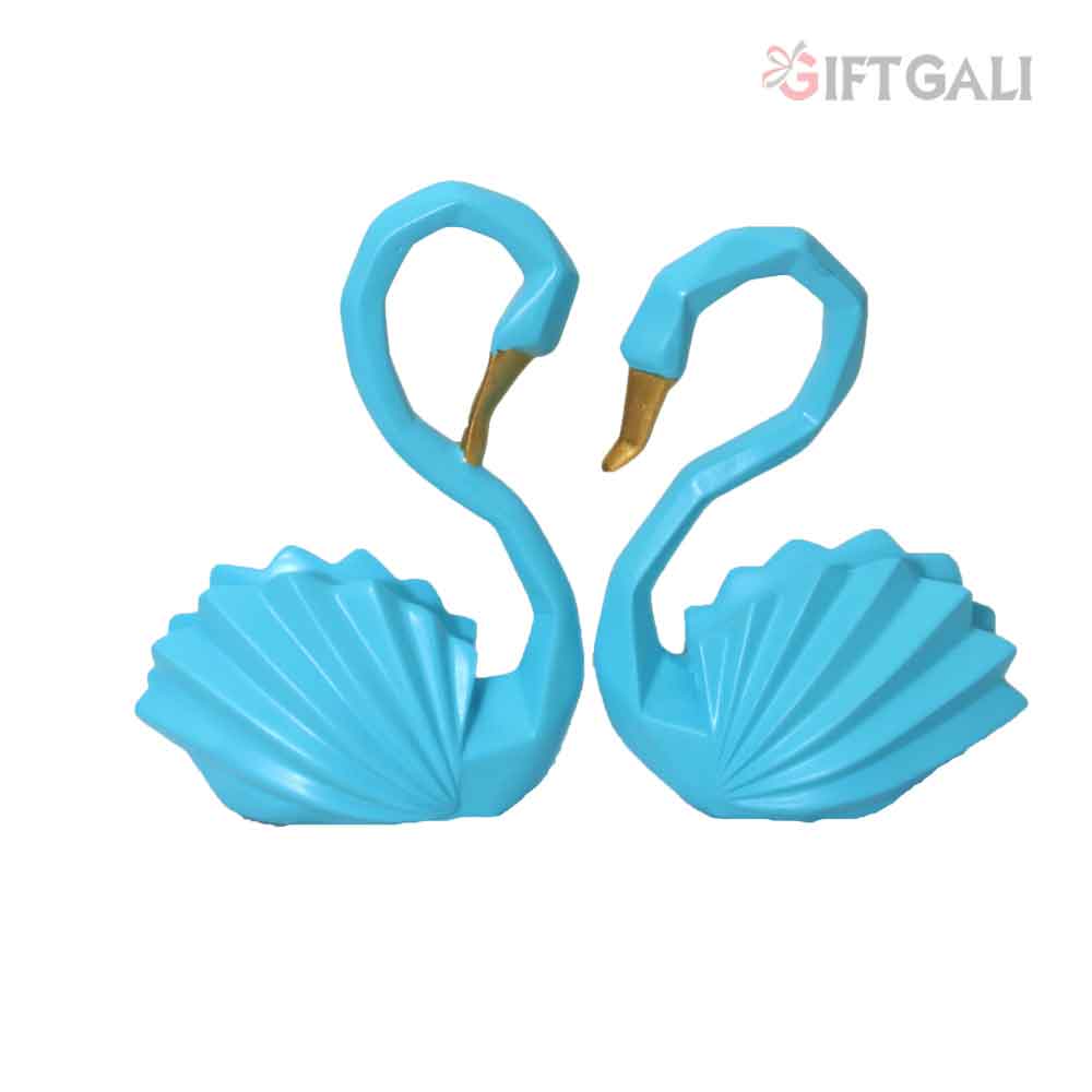 Swan Couple Pair Showpiece 20 cm G57X1425QGNMX