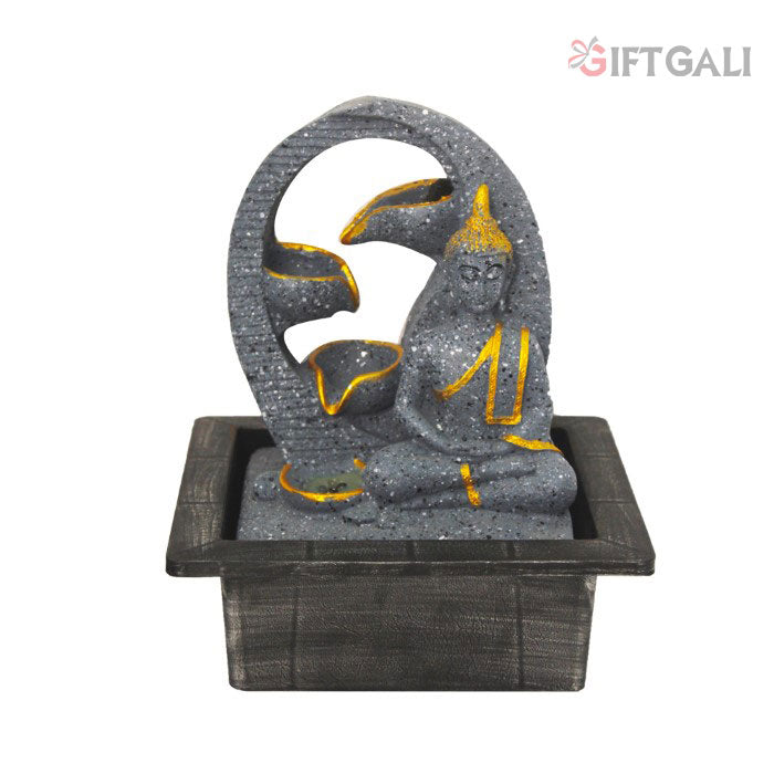 Tabletop Buddha Indoor Water Fountain 26 cm G57X0464FGDMX