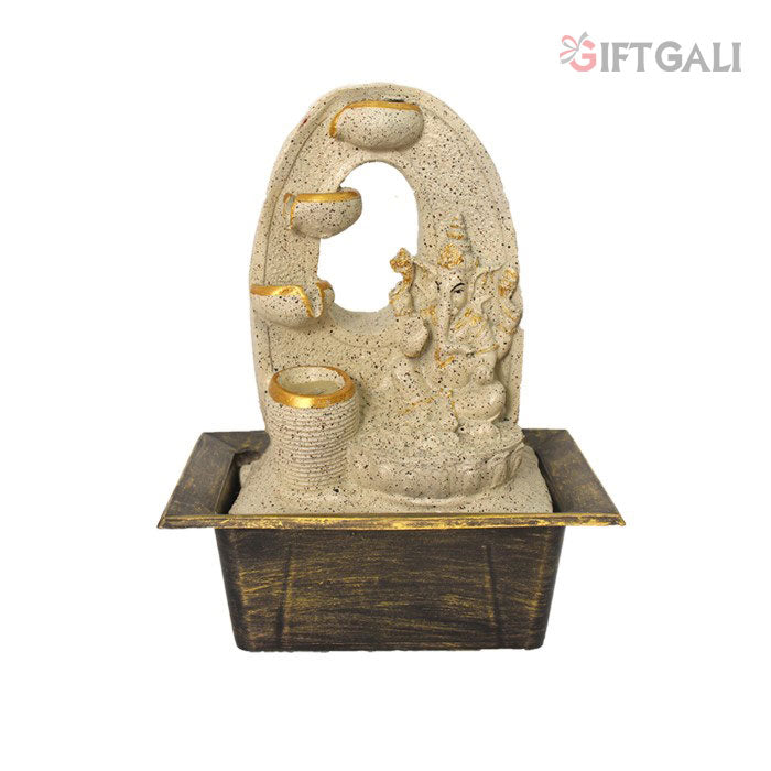 Tabletop Decorated Ganesha Water Fountain 40 cm G57X0194IGDMX