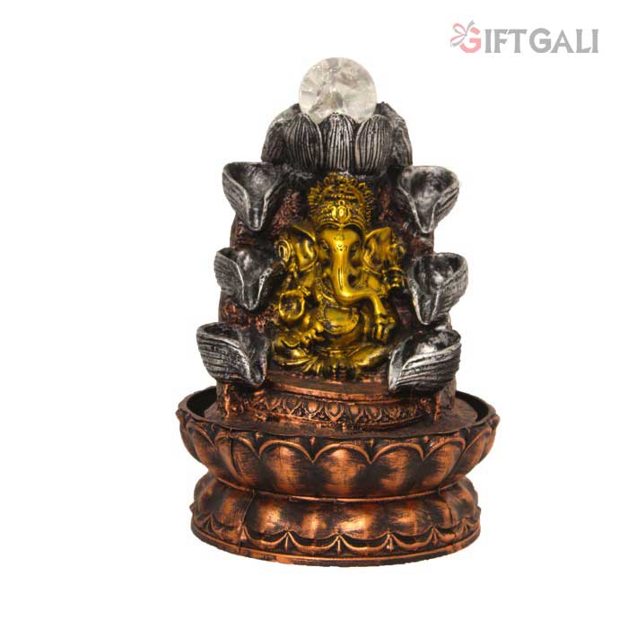 Tabletop Ganesh Indoor Water Fountain 30 cm G57X0546MGAMX