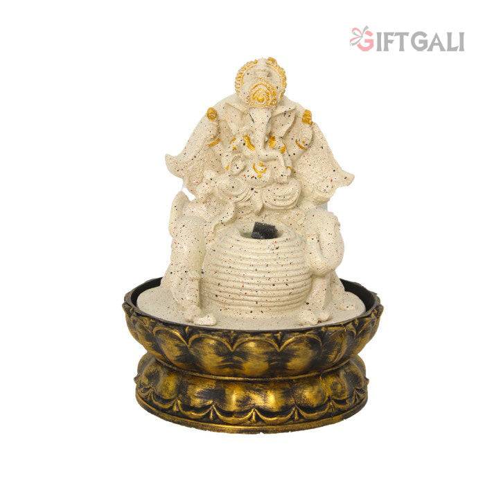 Tabletop Ganesha Indoor Water Fountain 26 cm G57X0453IGDMX