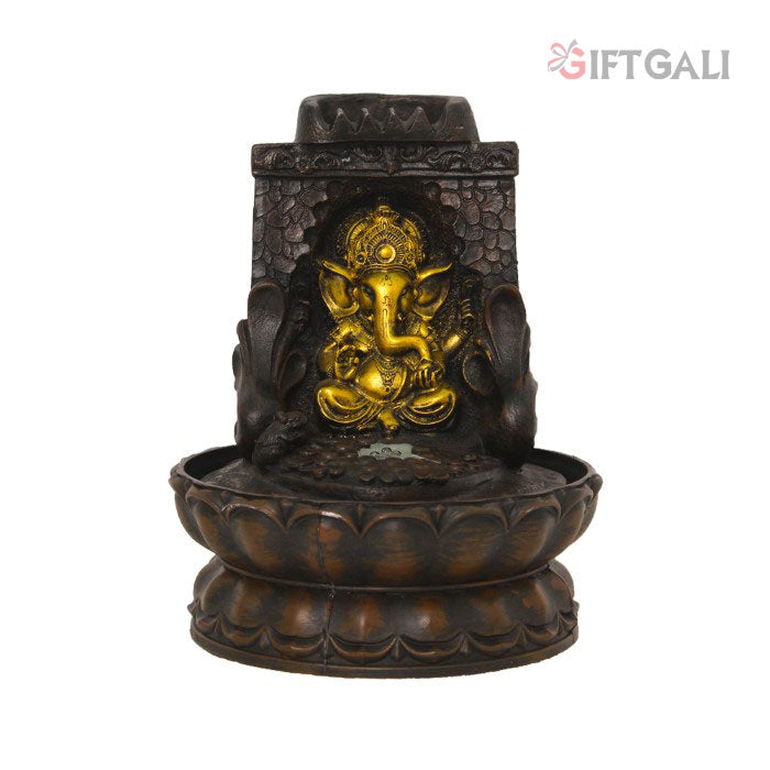 Tabletop Ganesha Water Fountain Showpiece 26 cm G57X0483AGAMX