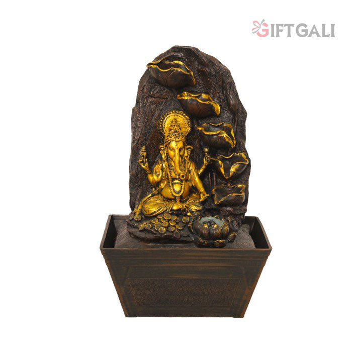 Tabletop Lord Ganesha Water Fountain 42 cm G57X0208AGAMX