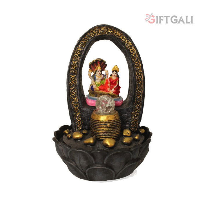 Vishnu Laxmi Fountain Showpiece 41 cm G57X0209FGAMX-67X0040M