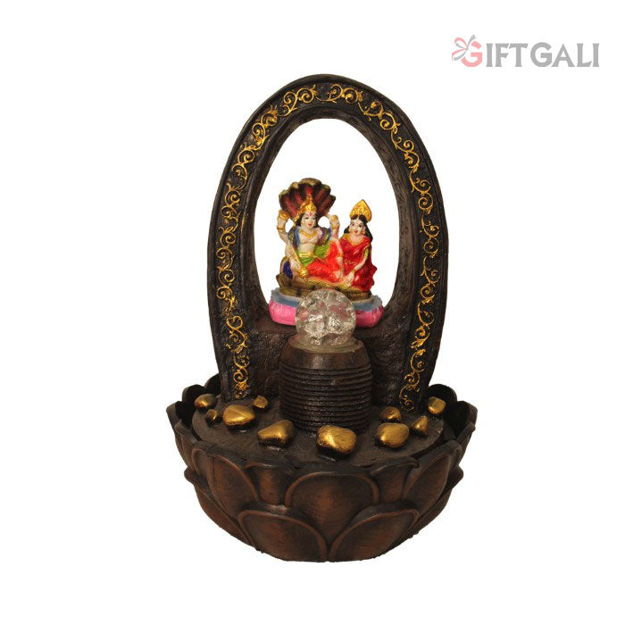 Vishnu Laxmi Indoor Fountain Showpiece 41 cm G57X0209AGAMX-67X0040M